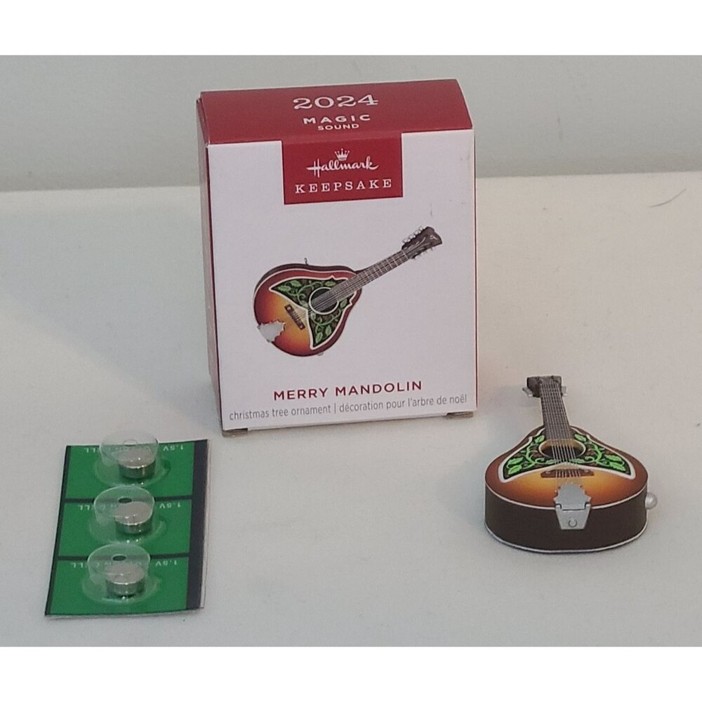 MERRY MANDOLIN - 2024 Hallmark Keepsake Miniature Ornament - MAGIC - NEW - Picture 3 of 11